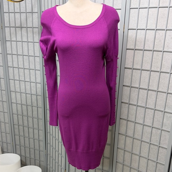 Tristan Dresses & Skirts - Tristan Fuchsia Long Sleeve Dress, Medium